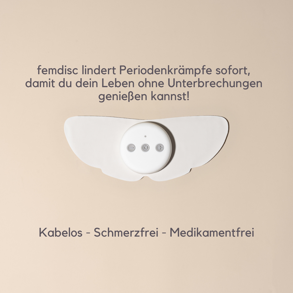 femdisc Menstruationspad gegen Regelschmerzen