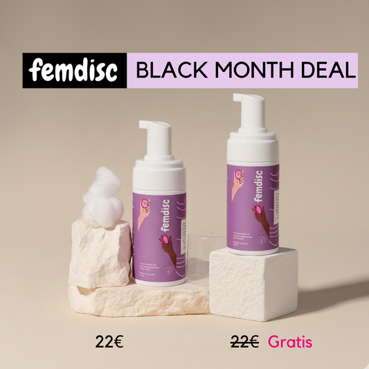 femdisc Reinigungsseife mit Schaumaufsatz