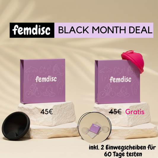 femdisc Menstruationsscheibe mit Lasche