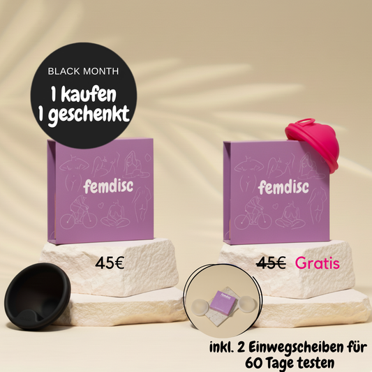 femdisc Menstruationsscheibe mit Lasche