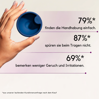 femdisc Menstruationsscheibe mit Lasche