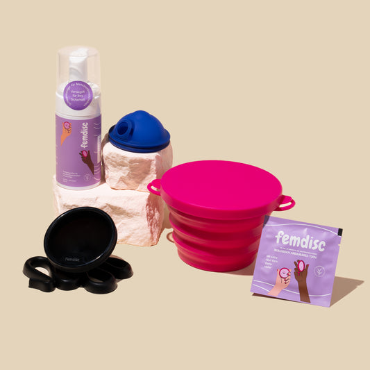 femdisc Menstruationsritual Set mit Lasche